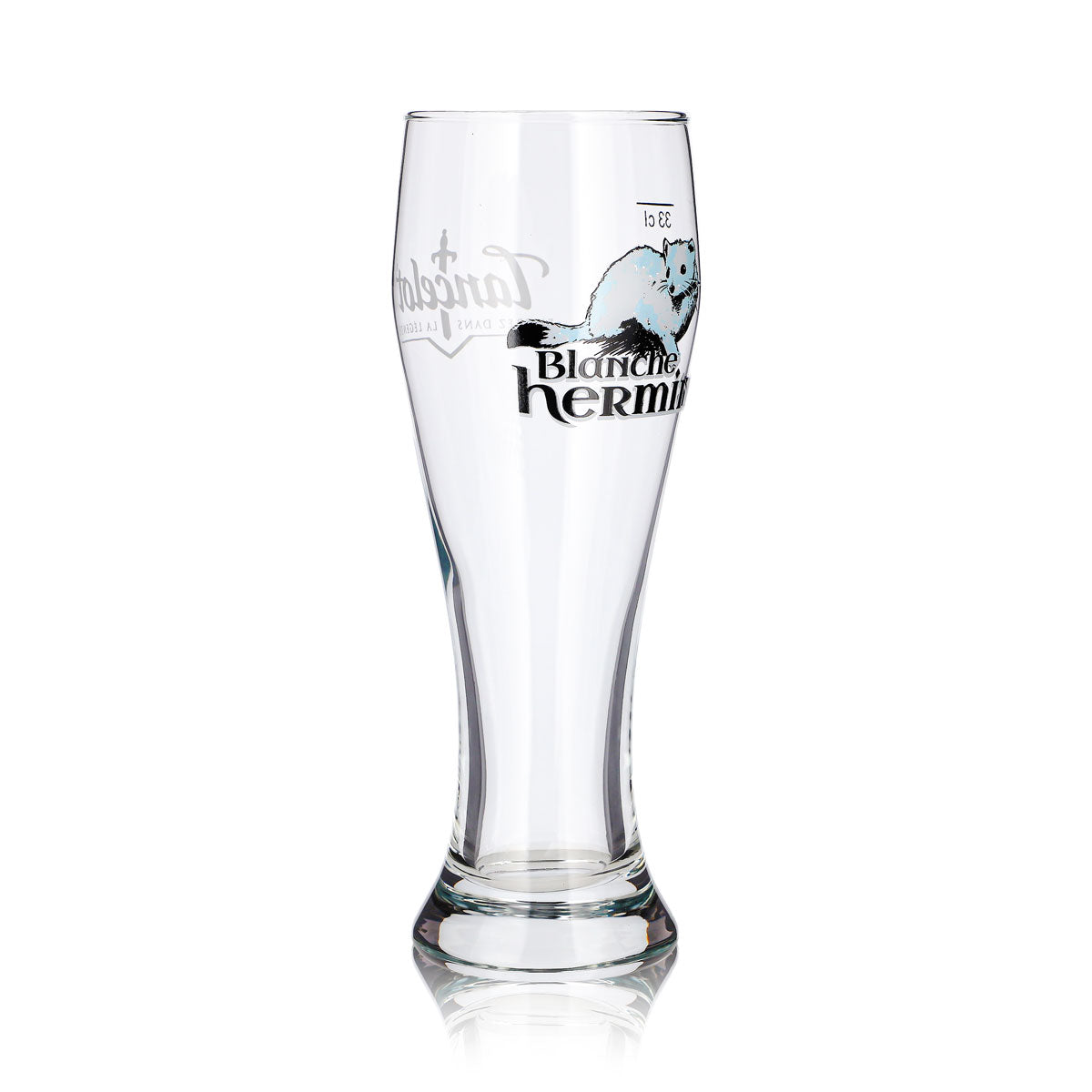 6x Lancelot Bier Glas 25cl + 33cl Pokal Blanche Hermine – Ansicht 4