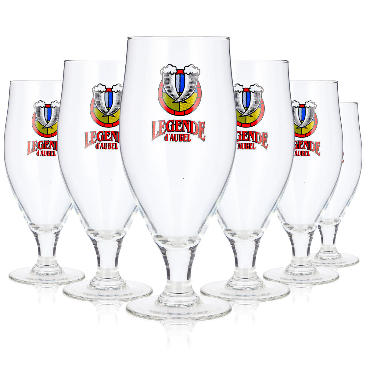 6x Legende d'Aubel Bier Glas 0,5l Luminarc Cervoise (6er Set)