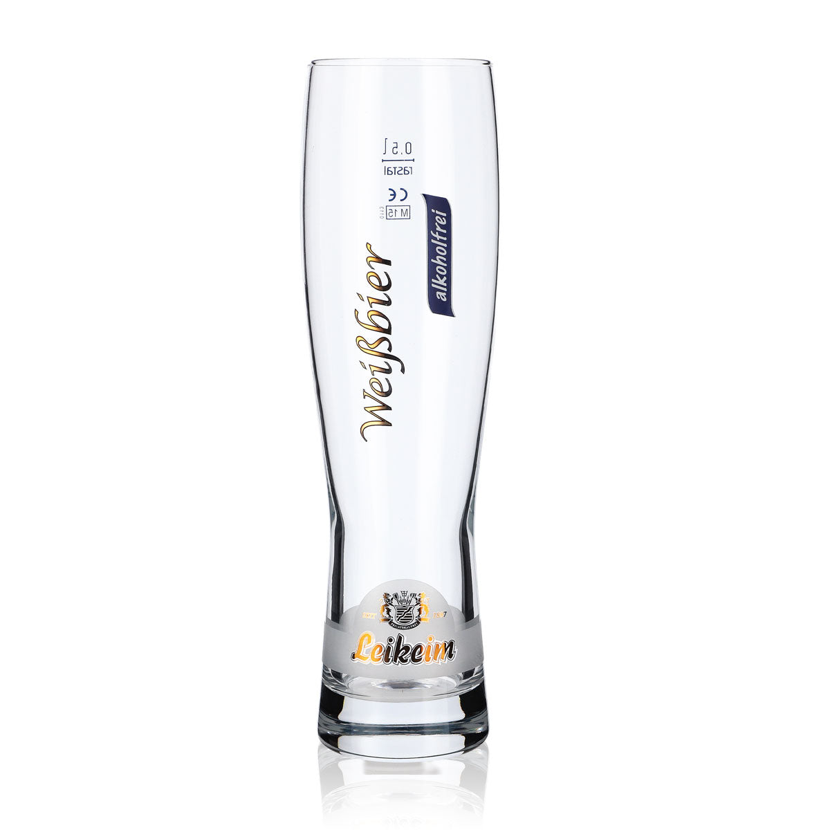 6x Leikeim Bier Glas 0,5l Weißbierglas Alkoholfrei Rastal Monaco Slim – Ansicht 2