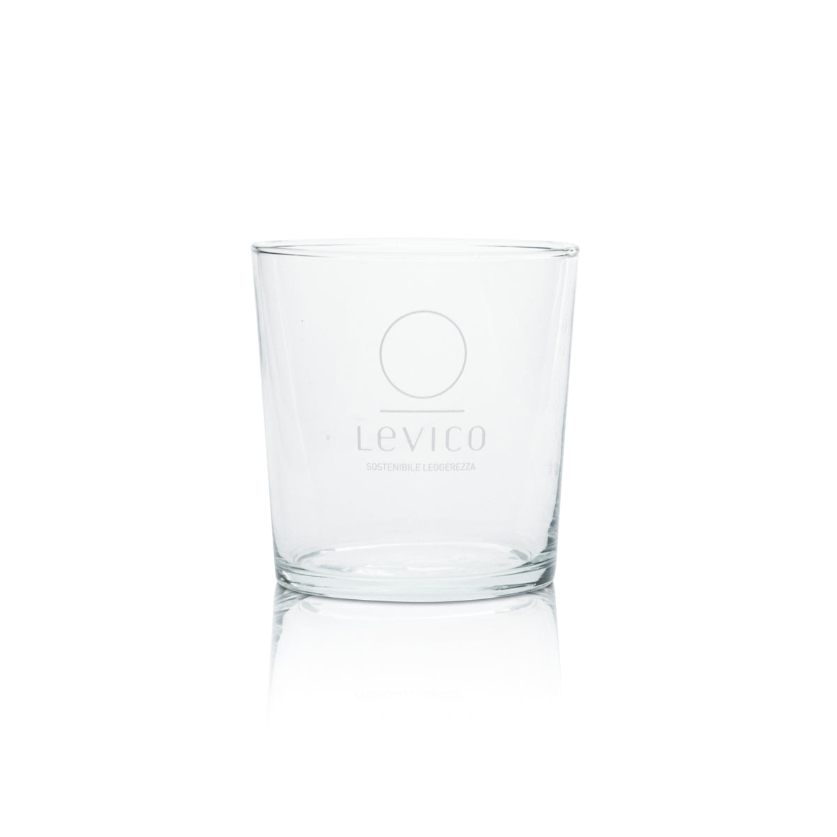 6x Levico Wasser Glas 0,2l Tumbler Becher Soda Mineral Saft Gläser Quelle Acqua – Ansicht 2