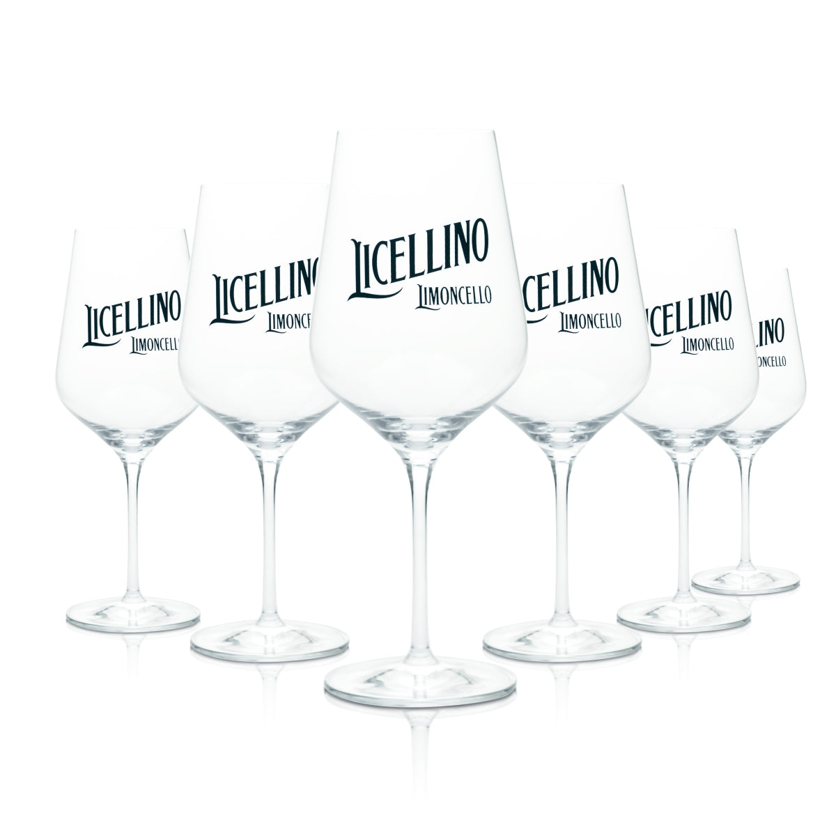 6x Licellino Glas 0,57l Wein Kelch Gläser Limoncello Aperitif Spritz Cocktail