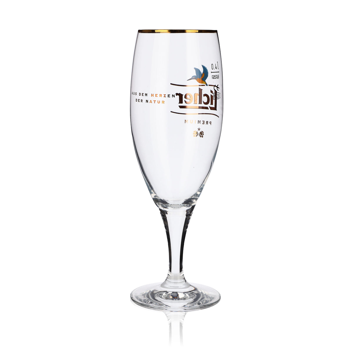 6x Licher Bierglas Pokalglas 0,4l Kolibri "Aus dem Herzen der Natur" Noblesse – Ansicht 4