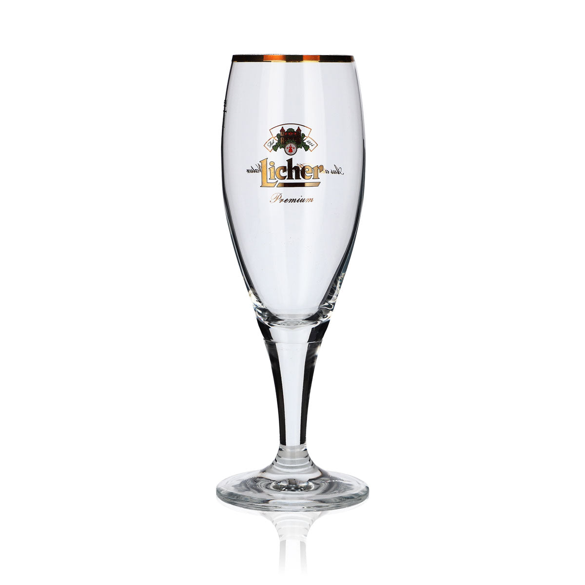 6x Licher Glas 0,2l Gläser Bier Pokal Noblesse Burg Pokal Tulpe – Ansicht 2