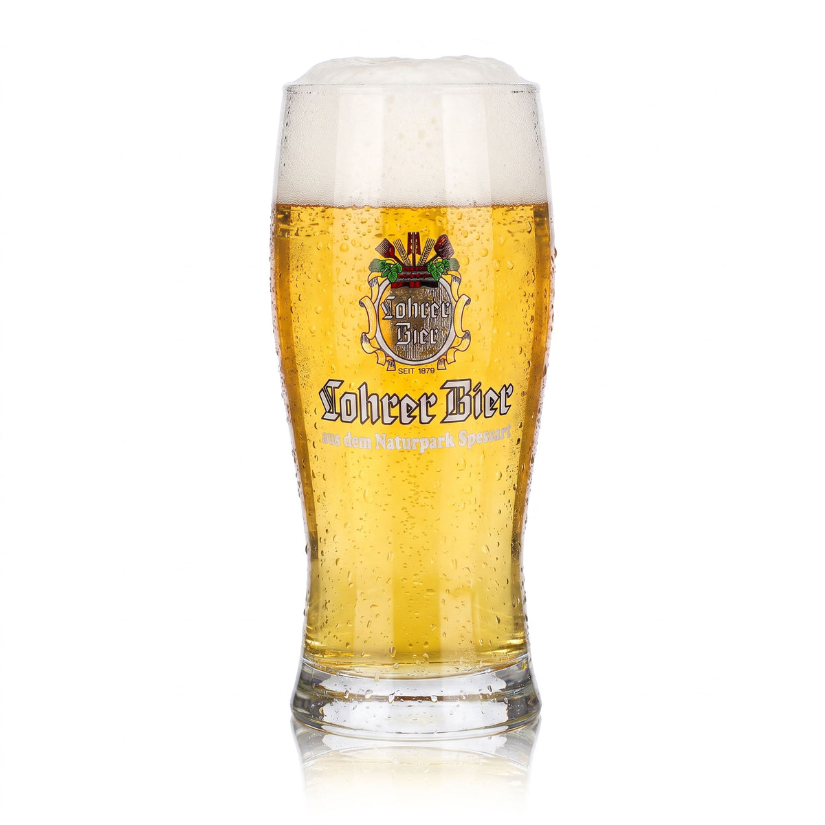 6x Lohrer-Bier Bier Glas 0,2l Becher aus dem Naturpark Spessart Vera (6er Set) – Ansicht 2