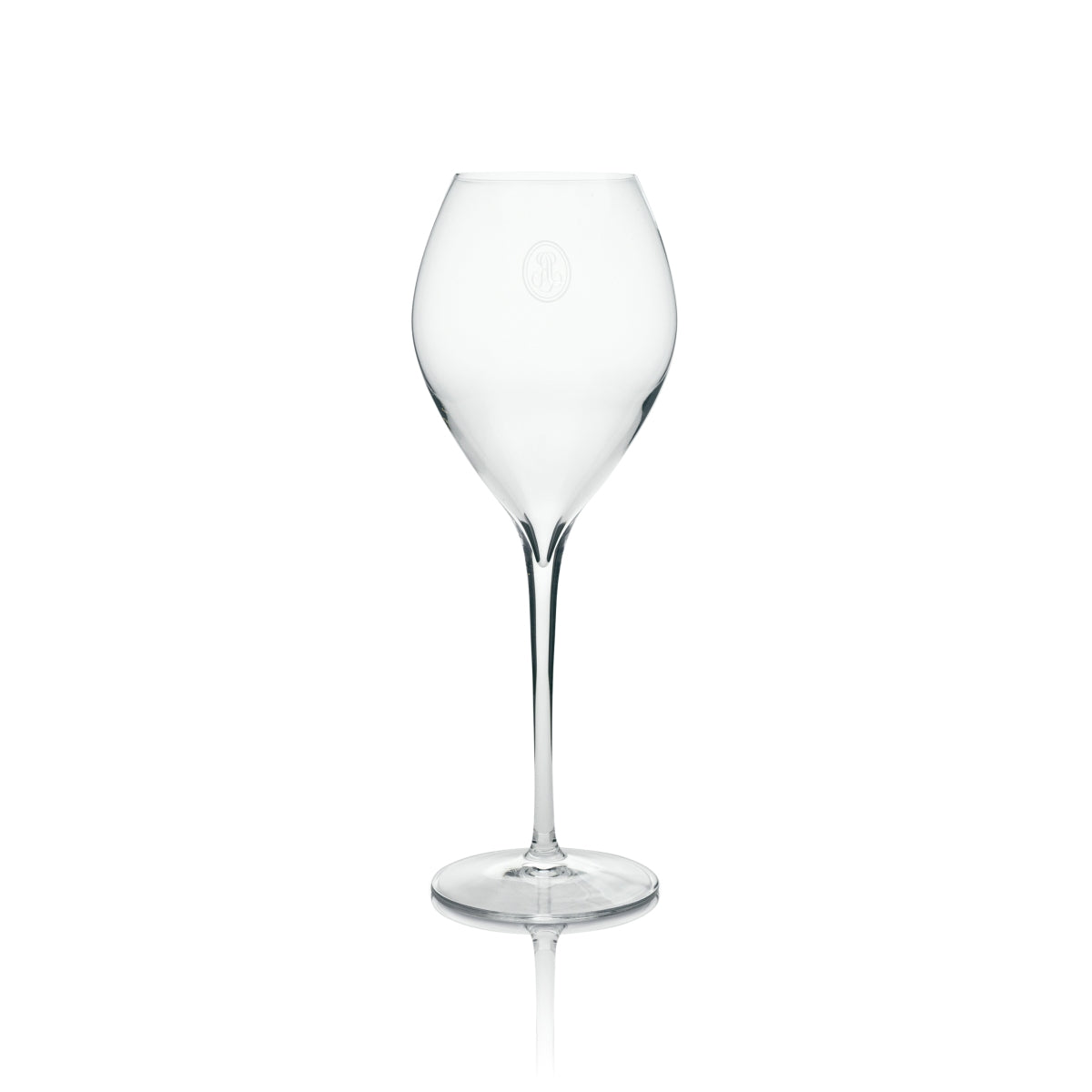 6x Louis Roederer Champagner Glas Flöte dickbauchig mit Logo – Ansicht 3