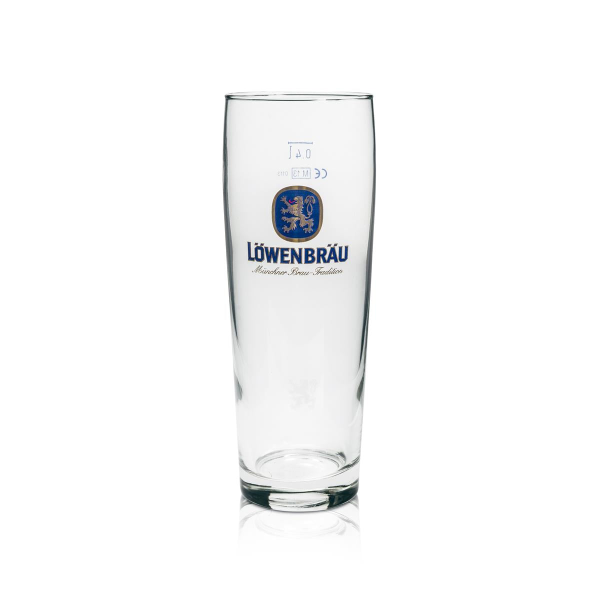 6x Löwenbräu Bier Glas 0,4l Willi Becher Rastal – Ansicht 3