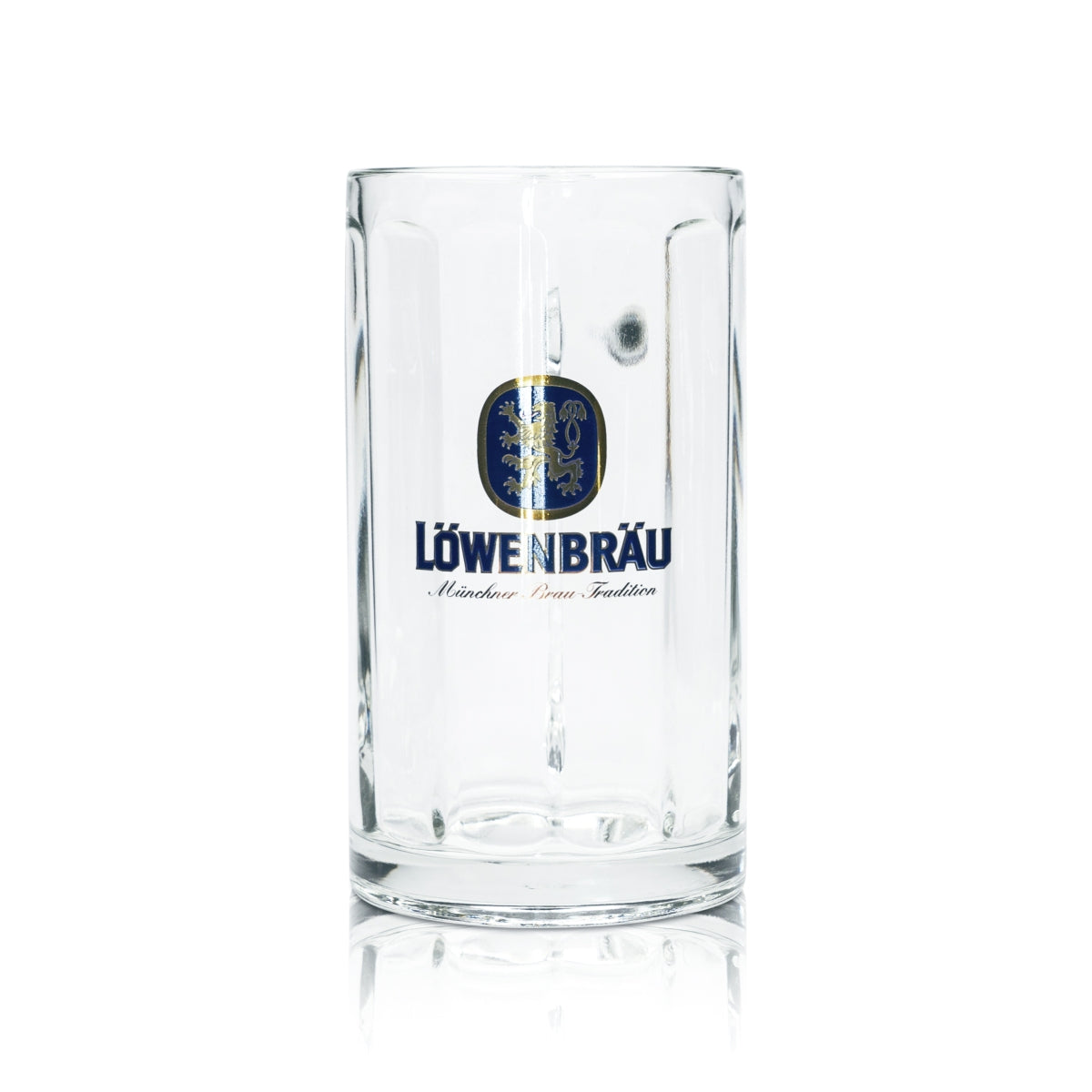 6x Löwenbräu Bier Glas 0,5l Krug Glückauf Rastal Seidel Henkel Gläser Krüge Beer – Ansicht 2