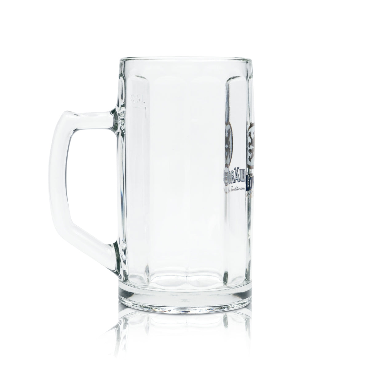 6x Löwenbräu Bier Glas 0,5l Krug Glückauf Rastal Seidel Henkel Gläser Krüge Beer – Ansicht 3