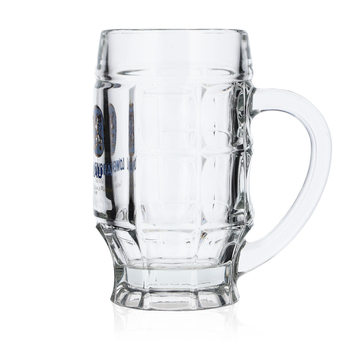6x Löwenbräu Bier Glas Biergläser Seidel 0,3l Krug Straßburg – Ansicht 6