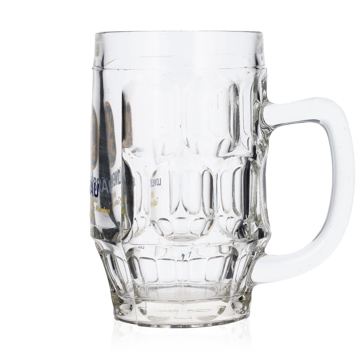 6x Löwenbräu Bier Glas Biergläser0,5l Krug Straßburg gelbes Logo B-WARE – Ansicht 6
