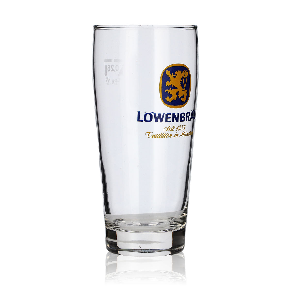 6x Löwenbräu Glas 0,25l Willibecher Biergläser Set Helles Brauerei Bayern Gastro – Ansicht 3