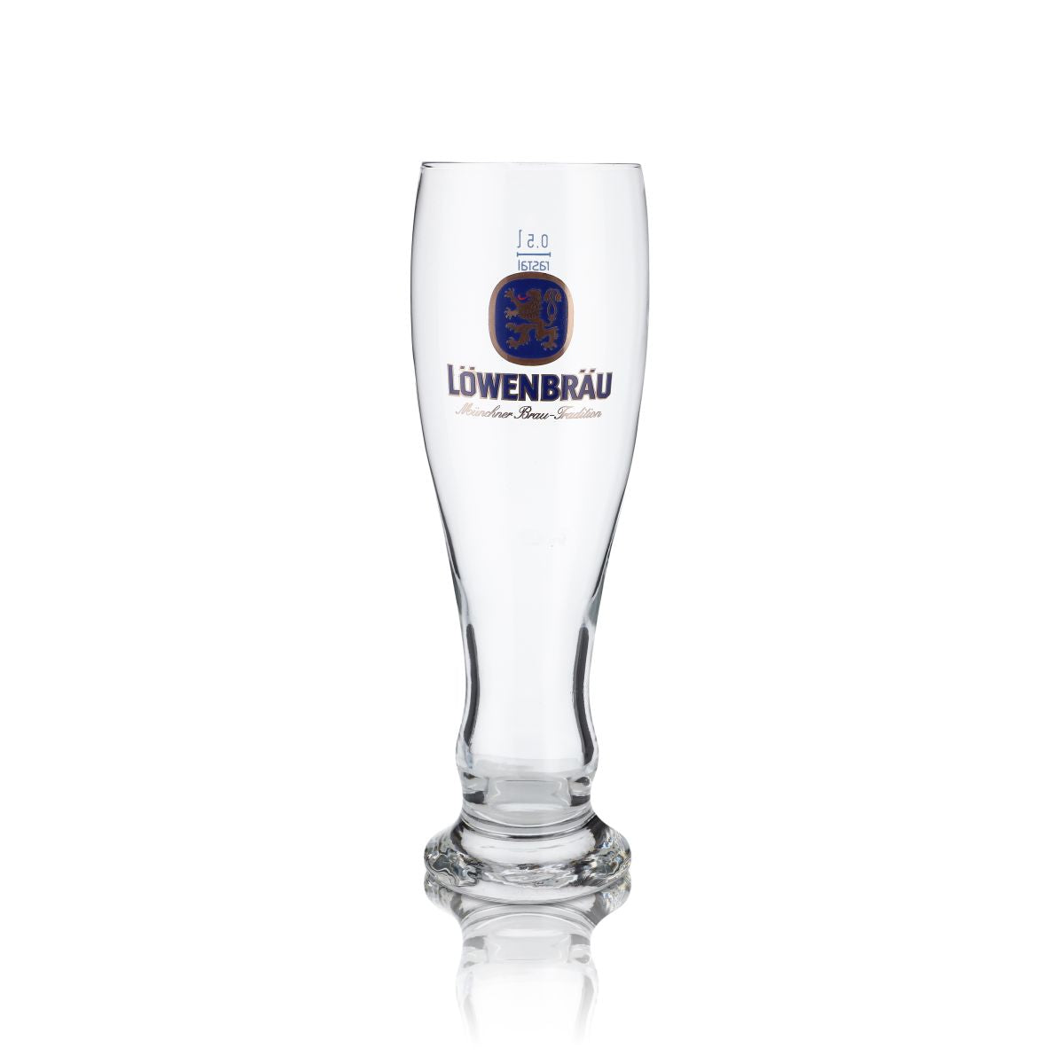 6x Löwenbräu Glas 0,5l Weißbierglas Hefeweizen Gläser Set Brauerei Bayern Gastro – Ansicht 2