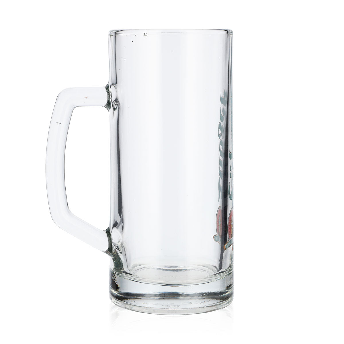 6x Lübzer Bier Glas Bier Krug Seidel Brauerei Lübz klar 0,5l Berna 500 – Ansicht 4