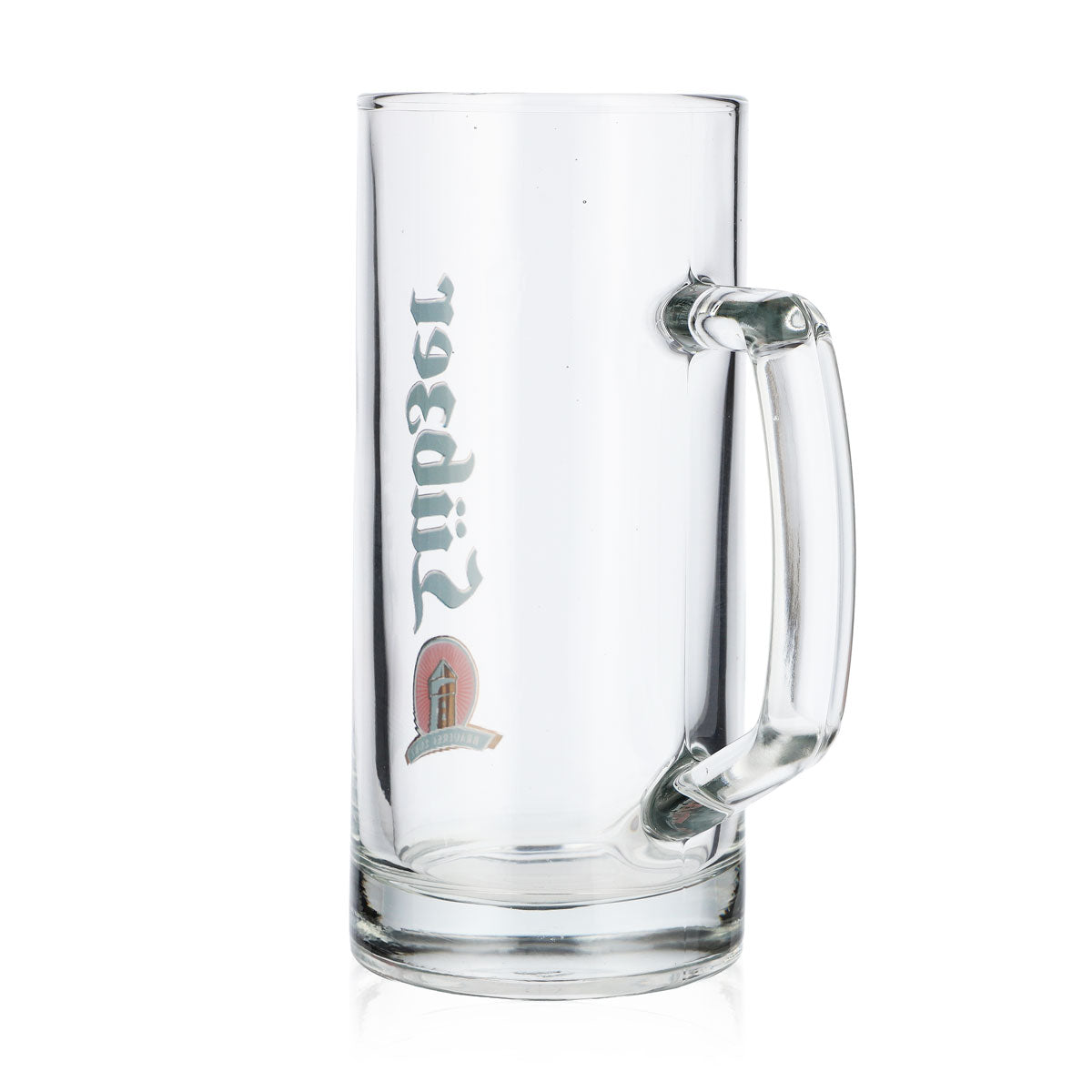 6x Lübzer Bier Glas Bier Krug Seidel Brauerei Lübz klar 0,5l Berna 500 – Ansicht 5