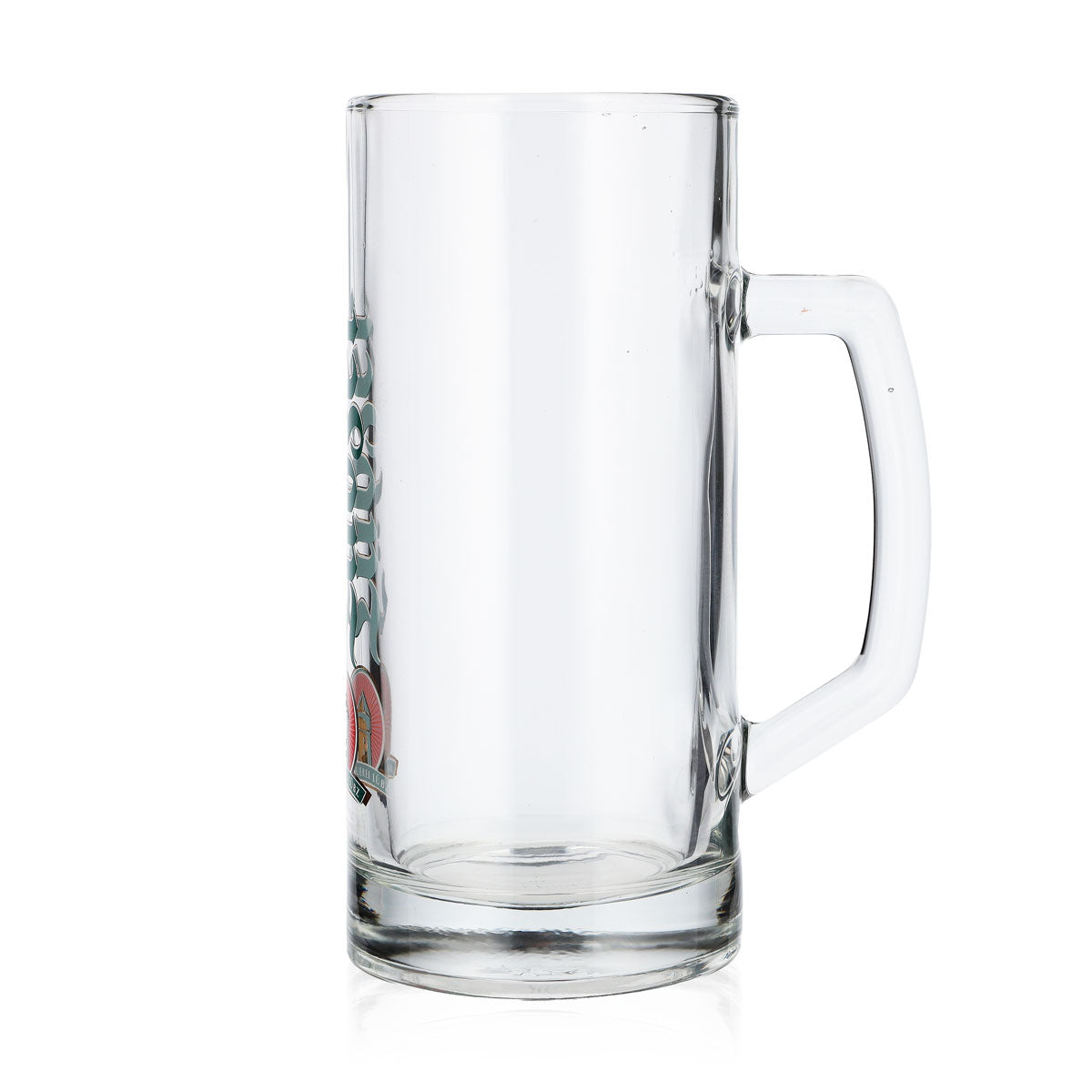 6x Lübzer Bier Glas Bier Krug Seidel Brauerei Lübz klar 0,5l Berna 500 – Ansicht 6
