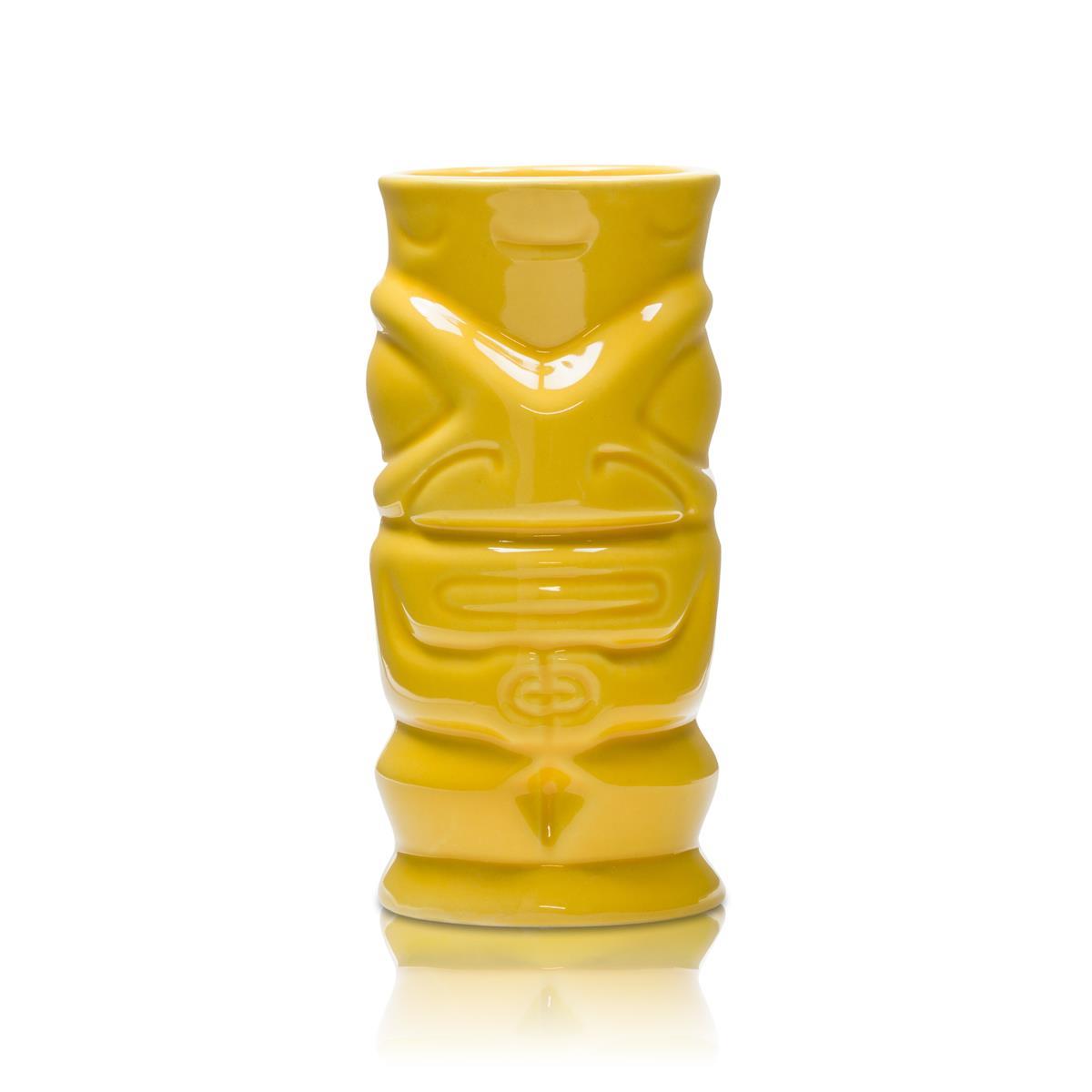 6x Mahiki Rum Glas Tonbecher gelb – Ansicht 2