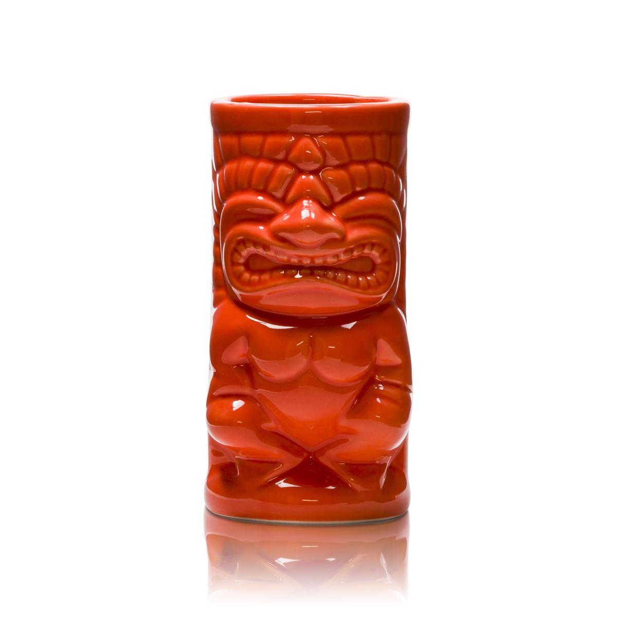 6x Mahiki Rum Glas Tonbecher orange – Ansicht 2