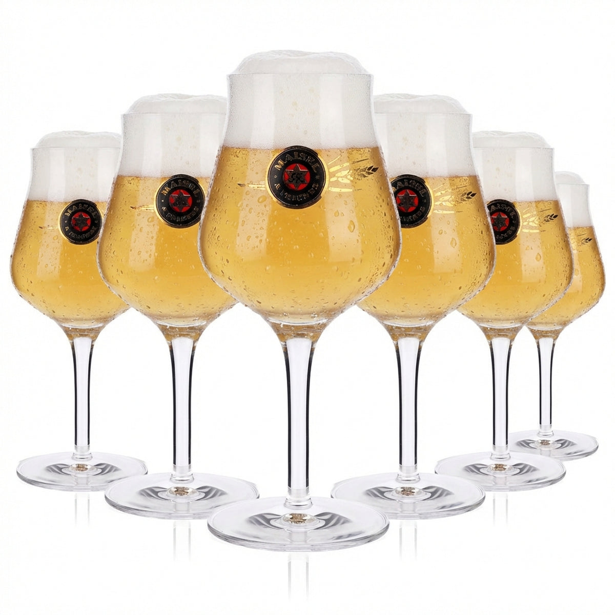 6x Maisel & Friends Bier GlasBiergläser 0,25l Sommerliergläser Sahm