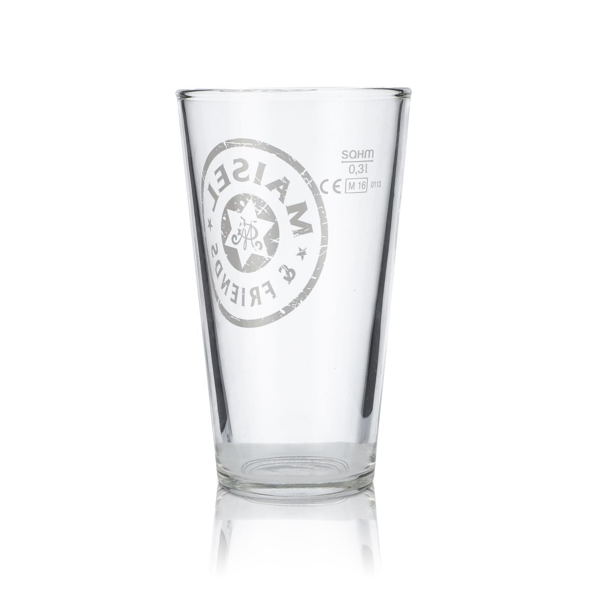 6x Maisels Glas / Gläser Weissbierglas Willibecher 0,3l "M & F" White – Ansicht 3