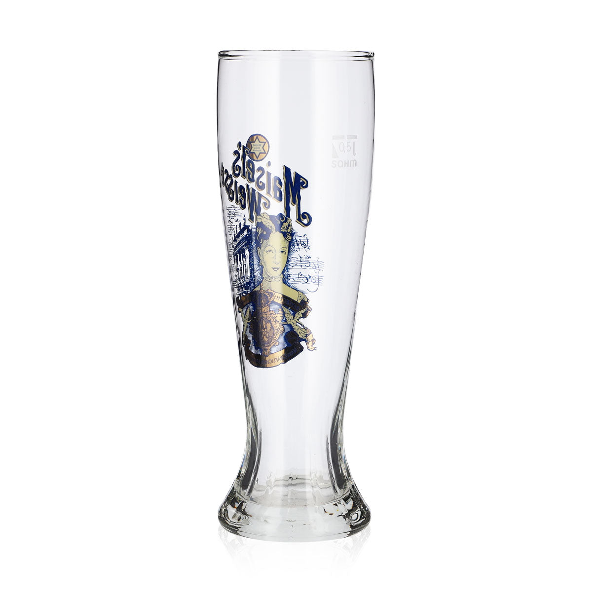 6x Maiselsbräu Bier Glas 0,5l Pokal Bayreuth Sahm Jahre – Ansicht 4