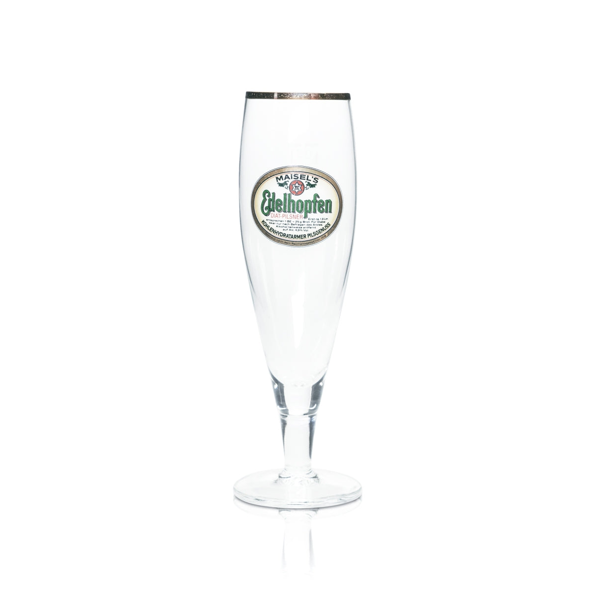 6x Maiselsbräu Glas 0,2l Bier Pokal Tulpe Kelch Goldrand Gläser Brauerei Gastro – Ansicht 4
