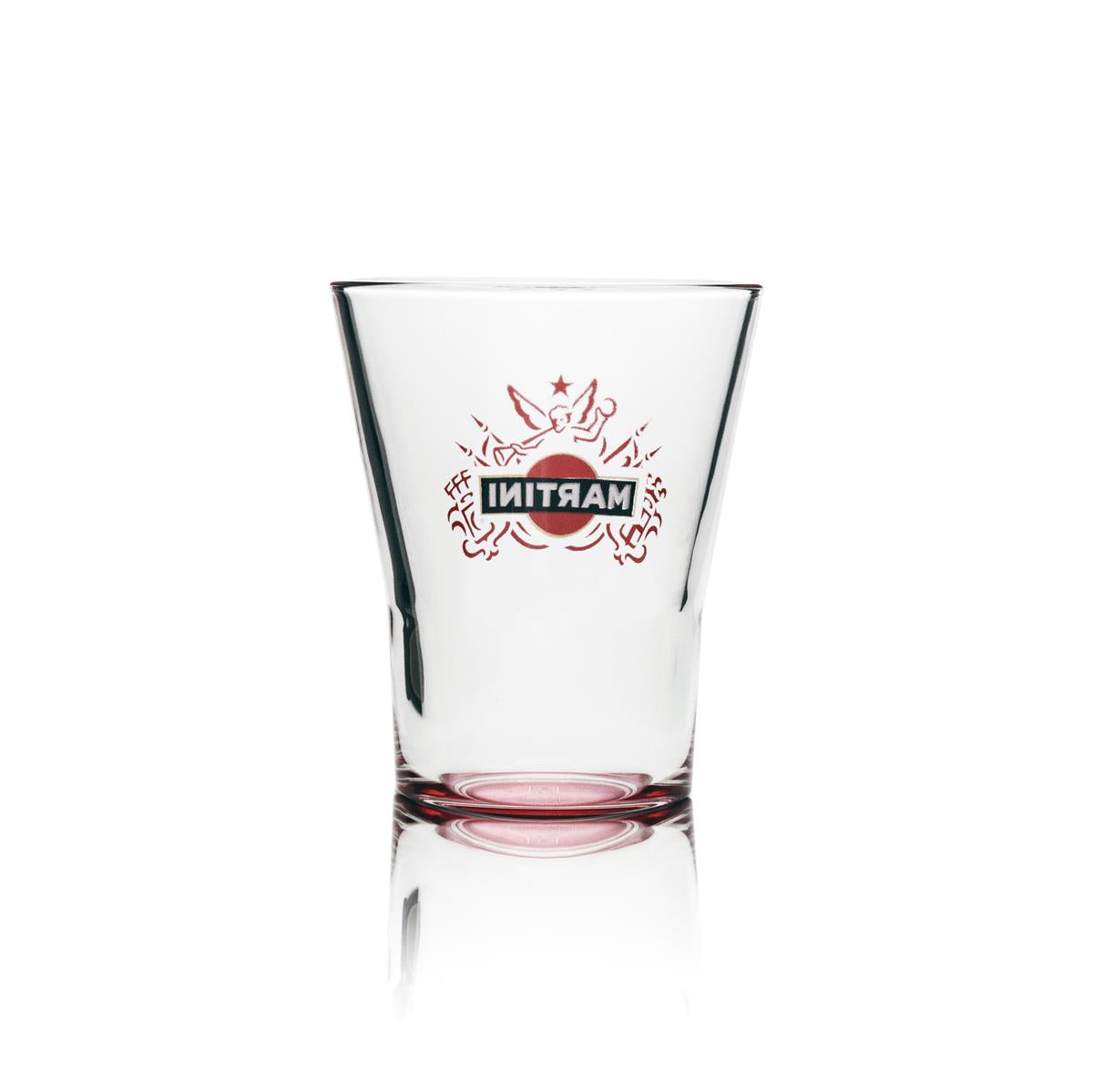 6x Martini Wermut Glas Tumbler 31cl roter Boden – Ansicht 3