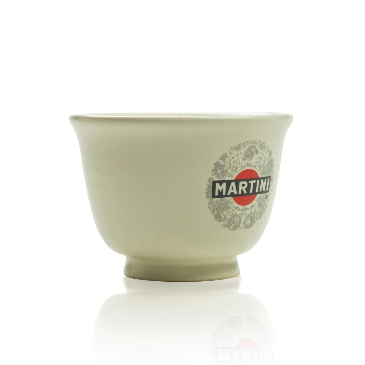 1x Martini Wermut Schale Ton Snacks beige – Ansicht 2