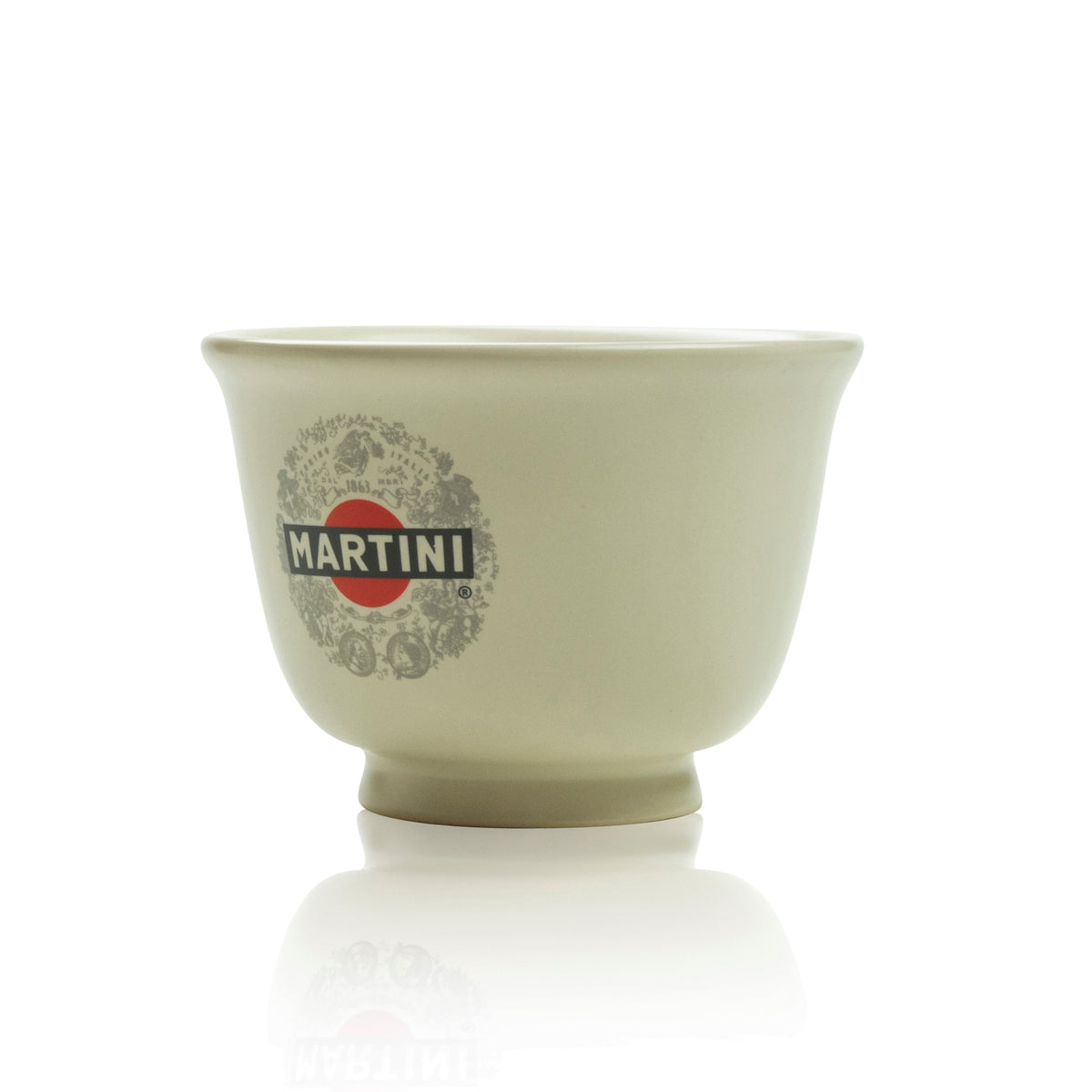 6x Martini Wermut Schale Ton Snacks beige – Ansicht 3