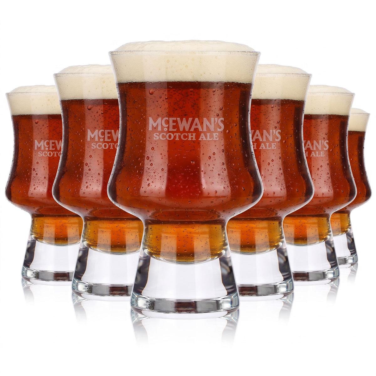 6x McEwan’s Bier Glas 0,34l Scotch Ale (6er Set)