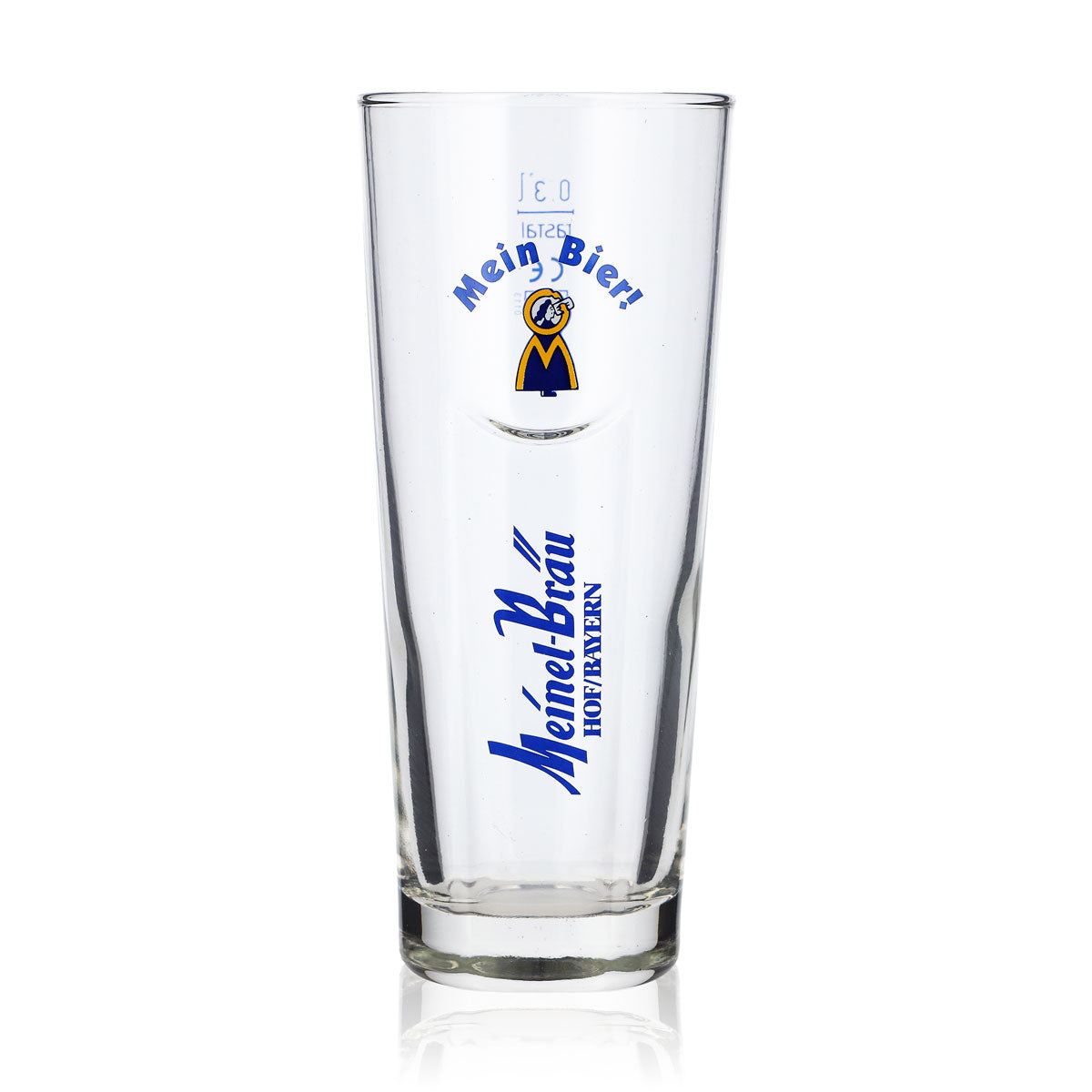 6x Meinel Bräu Bier Glas Biergläser Gläser 0,3l Willi Becher Rastal – Ansicht 2