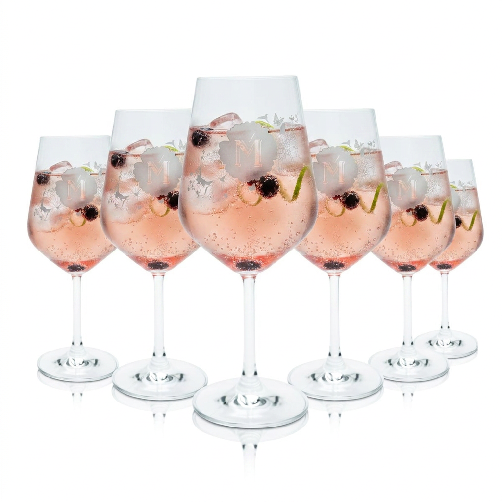 6x Miamee Glas 0,52l Weinglas Aperitifglas Calice Cocktailgläser Gläser Set