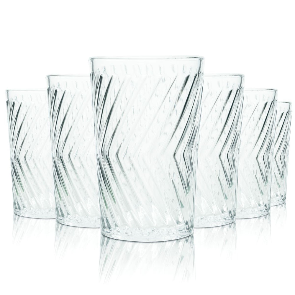 6x Monkey Shoulder Glas 0,42l Kontur Tumbler Gläser Premium Blended Malt Whisky