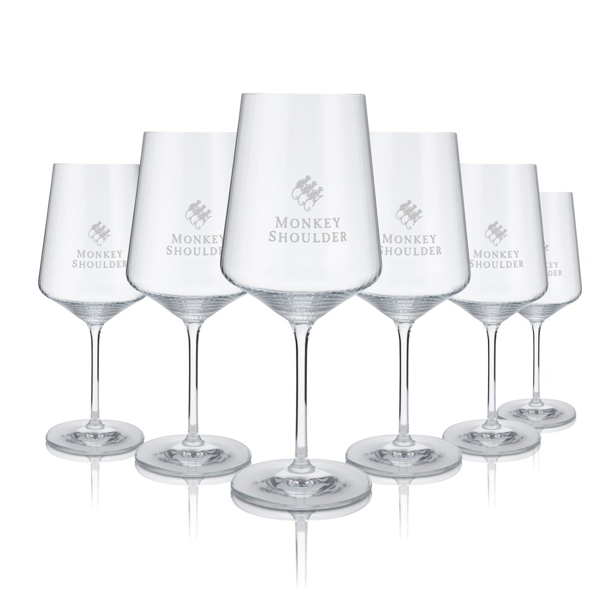 6x Monkey Shoulder Glas 0,54l Weinglas Whiskyglas Longdrink Aperitif Gläser – Ansicht 2