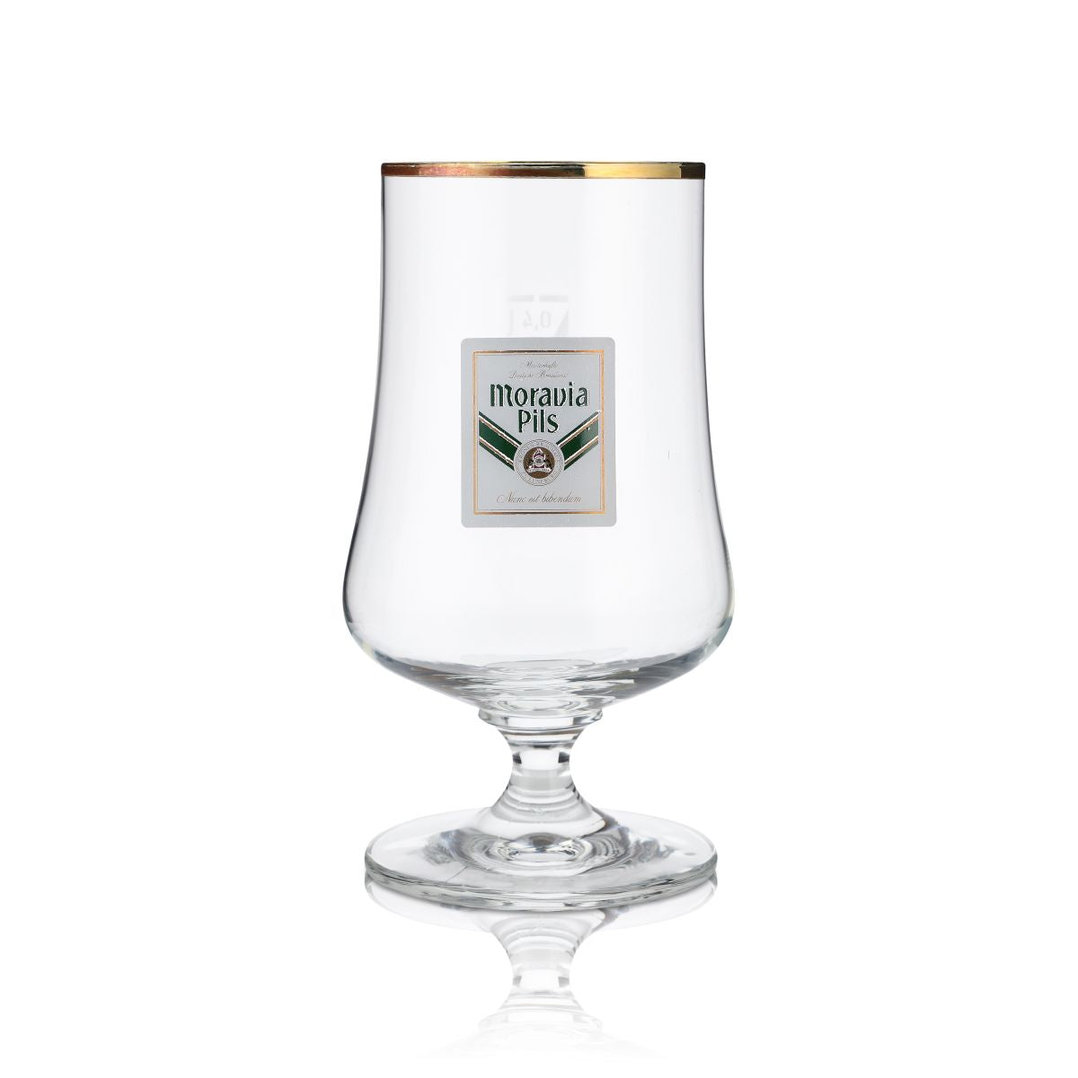6x Moravia Bierglas 0,4l Pils Gläser Pokalglas Biergläser Ritzenhoff – Ansicht 2