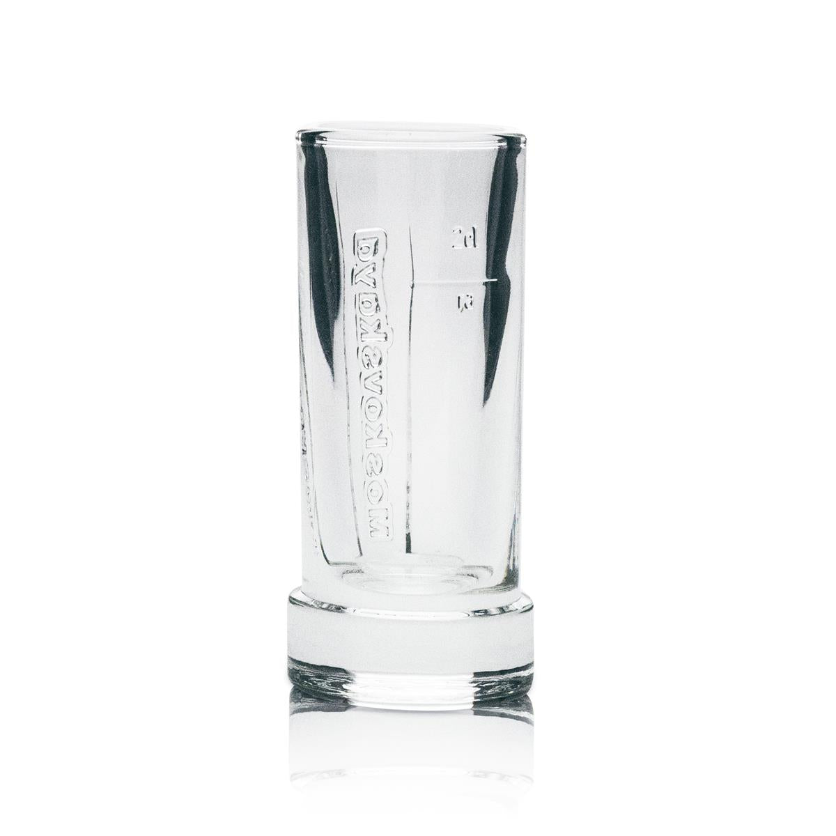 6x Moskovskaya Vodka Glas Shot 2cl Relief – Ansicht 3