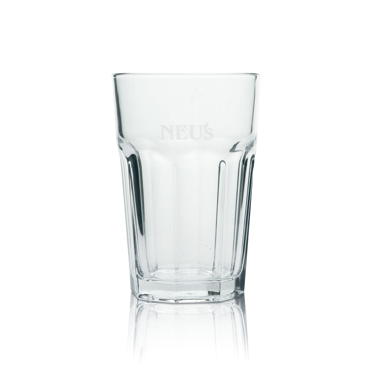 6x Neu's Saft Glas 0,4l Becher Relief Grantiy Gläser Schorle Cocktail Longdrink – Ansicht 2