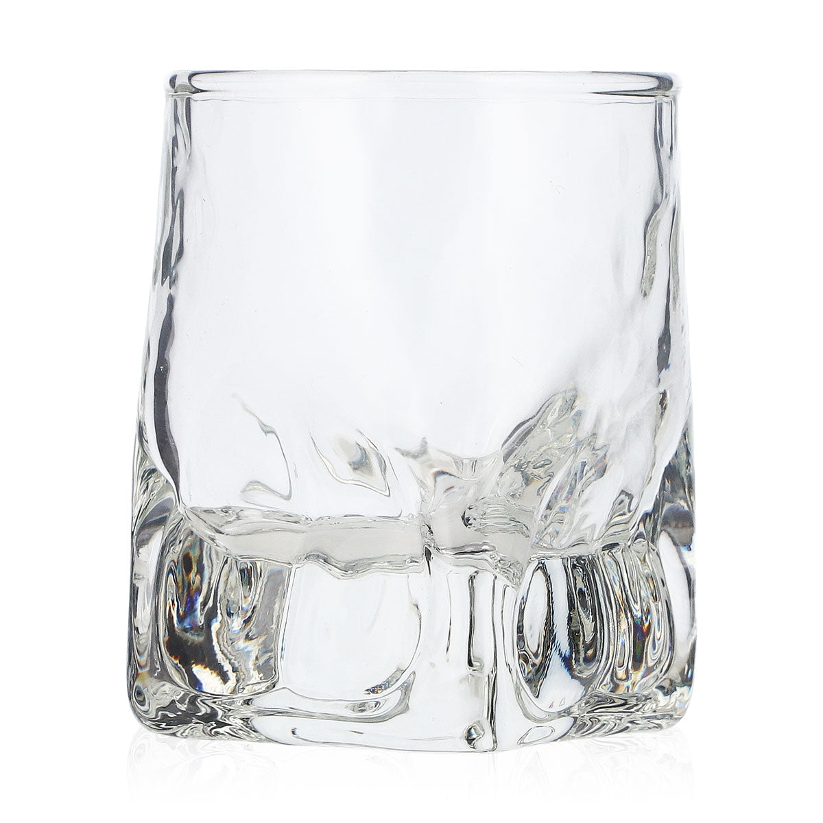 6x No Branding Glas 4cl Stamper Kurzer Shotglas Maserung – Ansicht 4