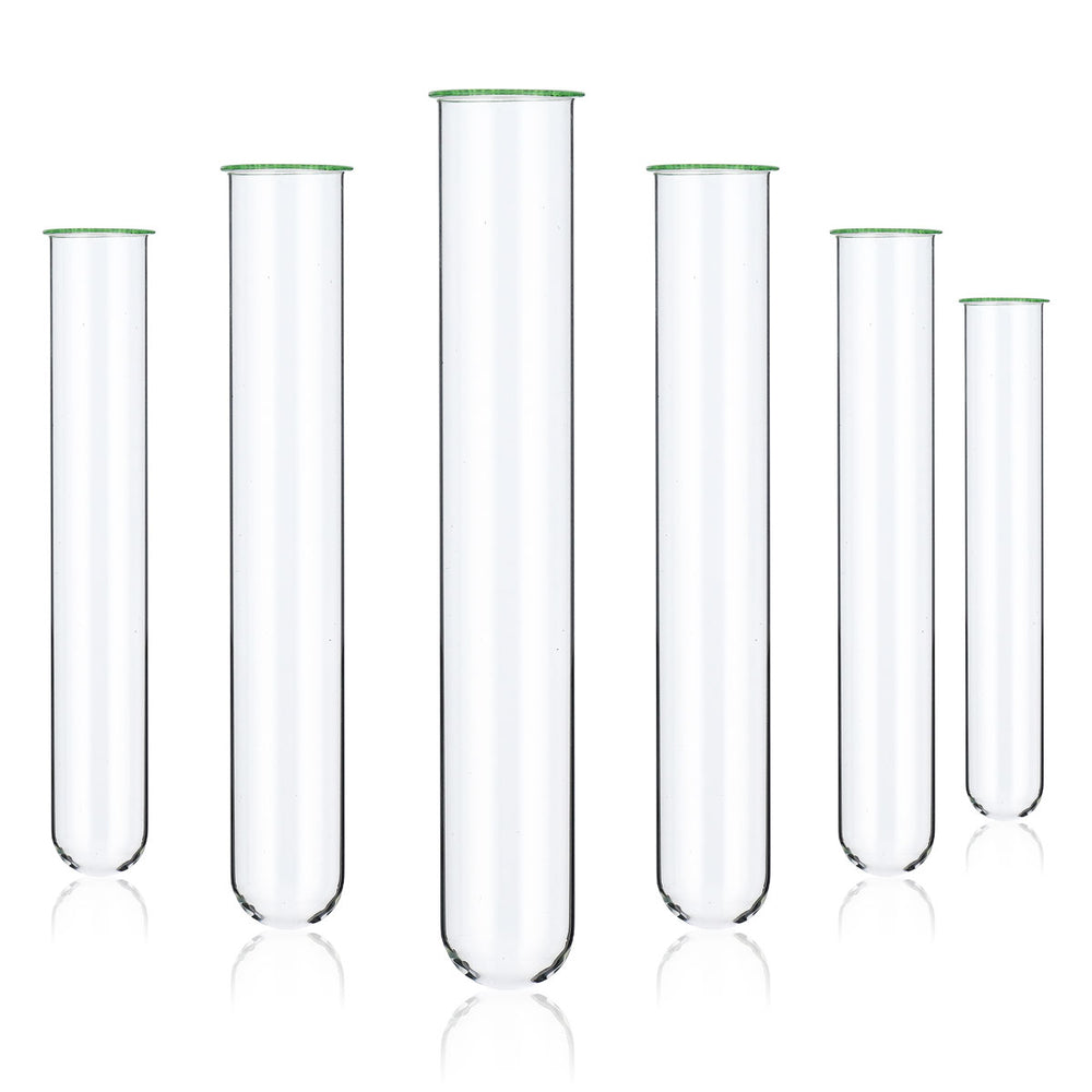 6x No Branding Glas Shotglas Kurzer Stamper 0,12l Stange Reagenzglas