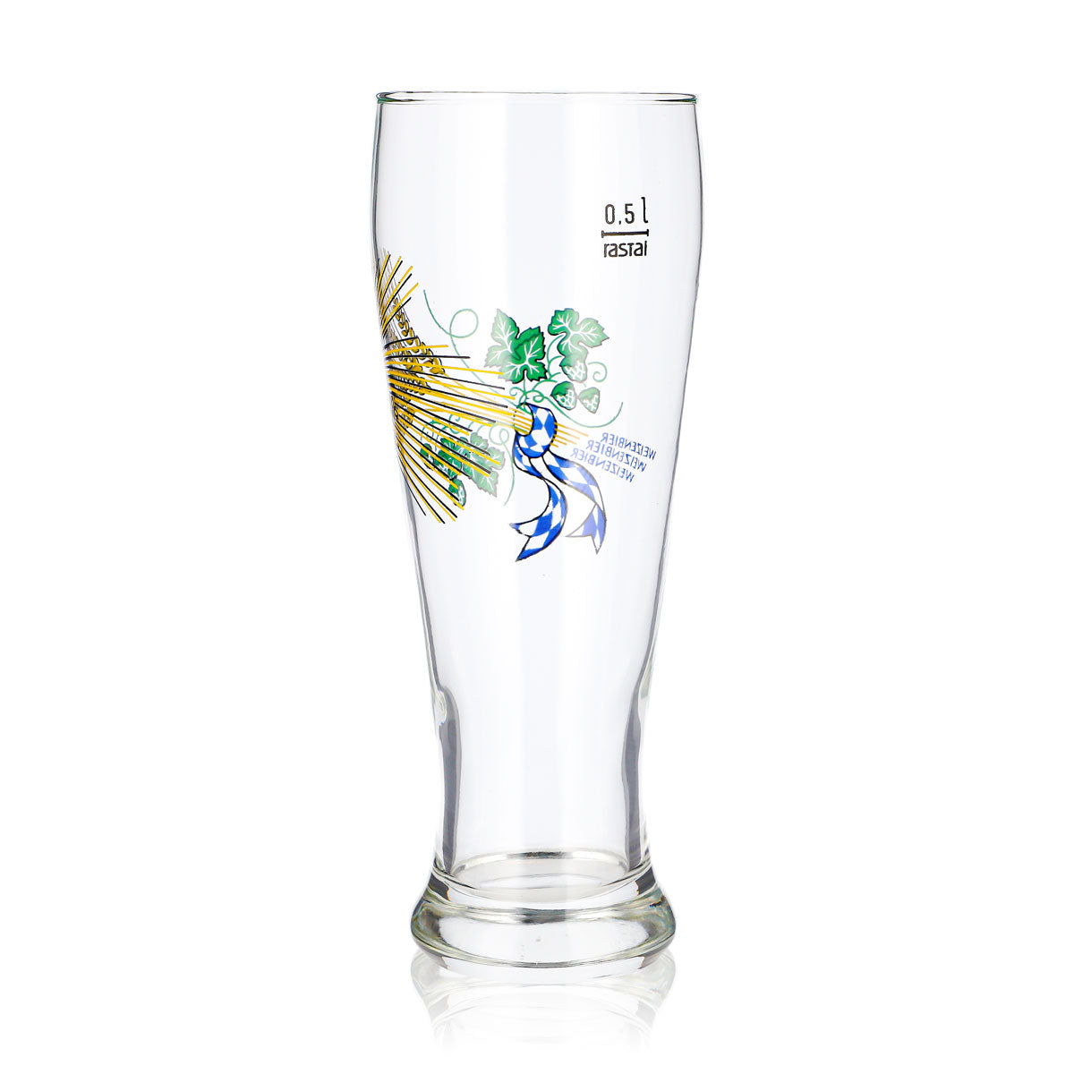 6x No Name Bier Glas 0,5l Pokal Weizenbier Weizen Rastal (6er Set) – Ansicht 4