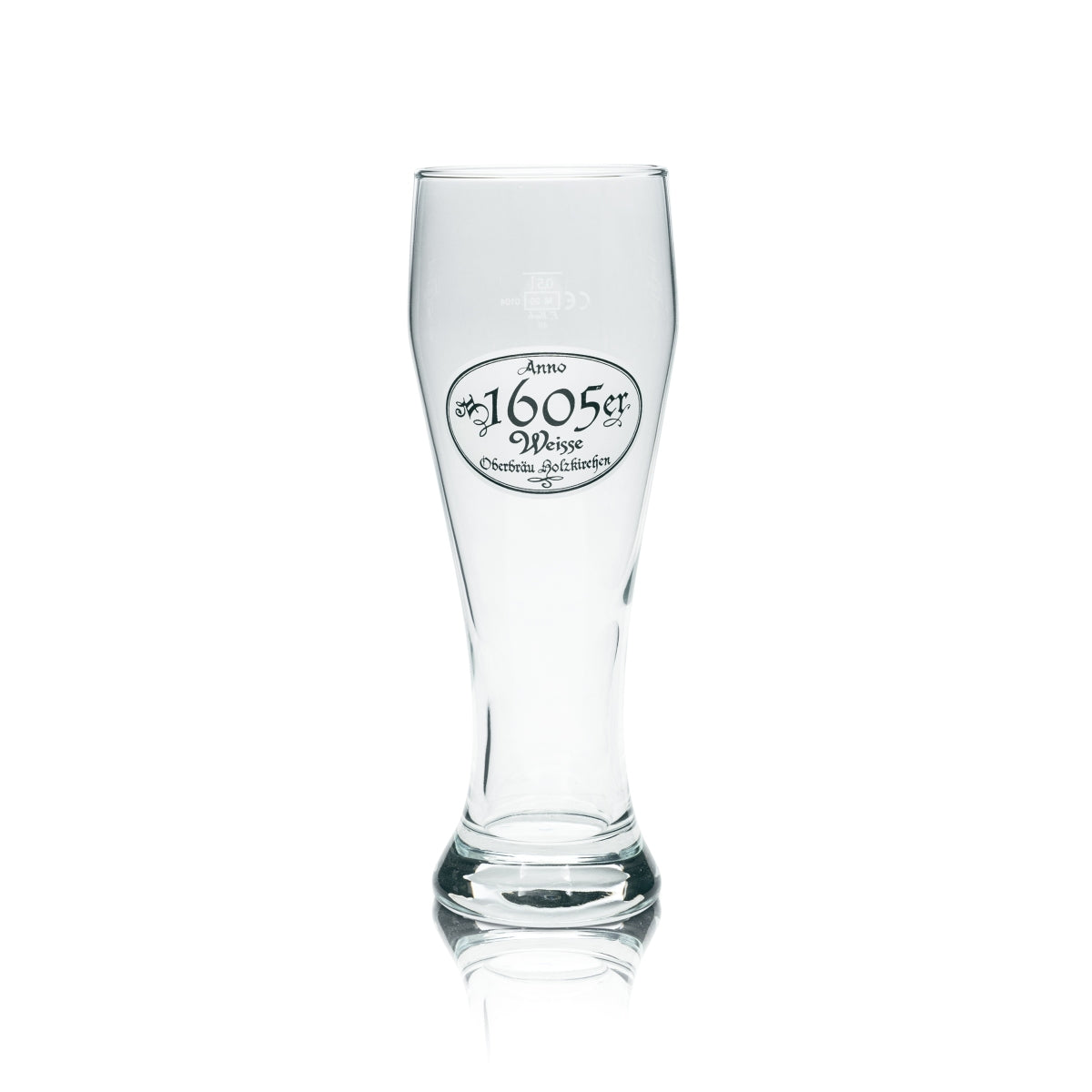 6x Oberbräu Bier Glas 0,5l 1605er Weisse Gläser Weiss Hefe Weizen Holzkirchen – Ansicht 2