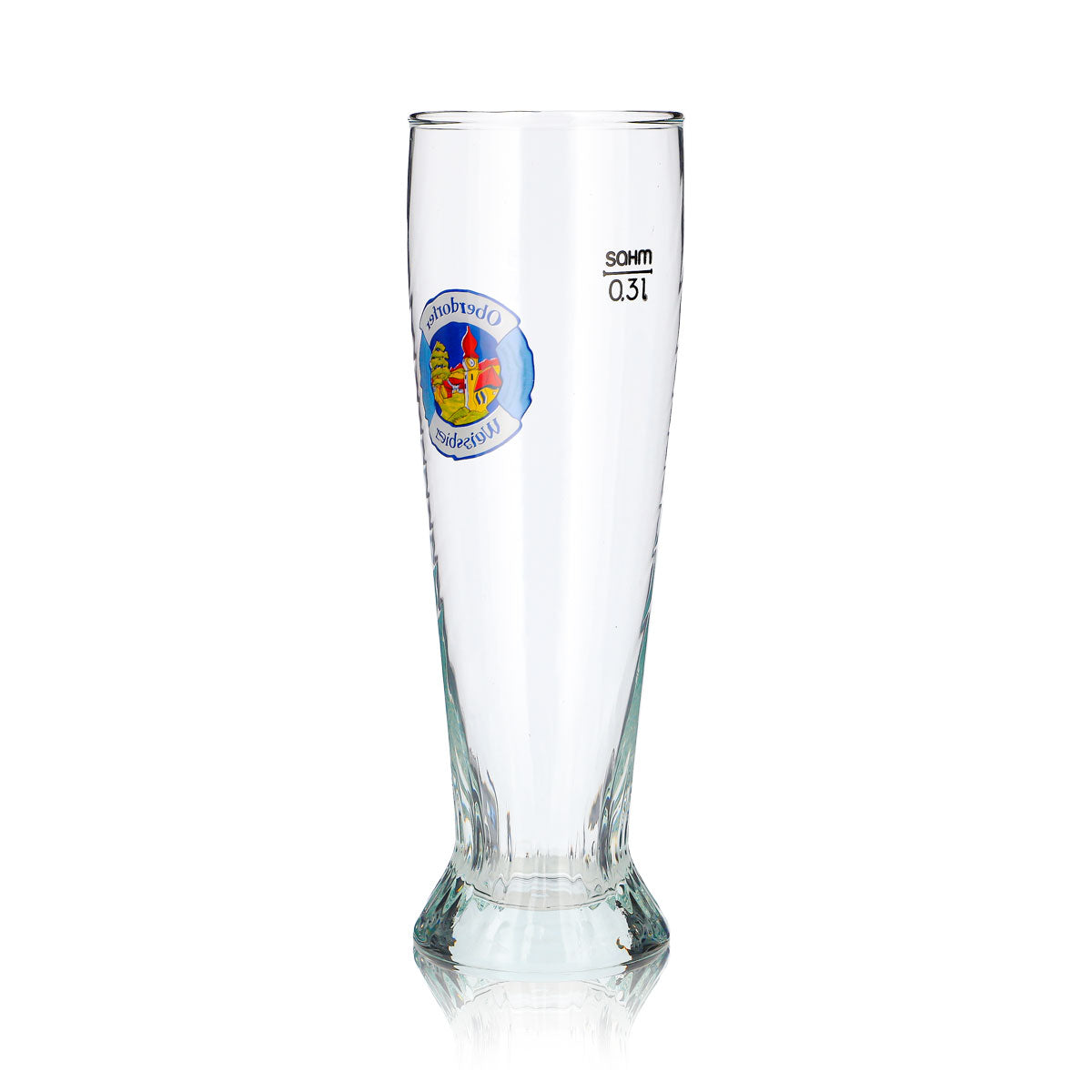 6x Oberdorfer Bier Glas Pokal 0,3l Weissbier Relief Sahm (6er Set) – Ansicht 5