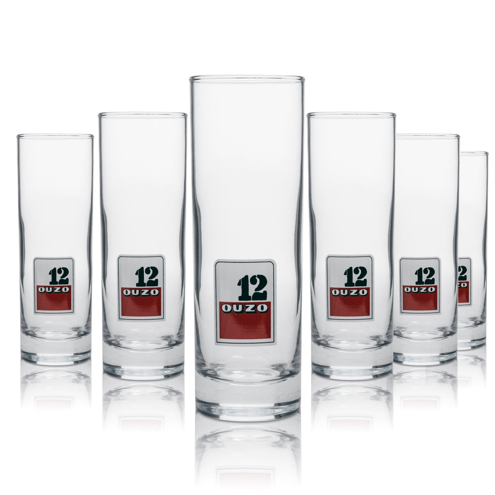 6x Ouzo Likör Glas Ouzo 12 22cl RKL