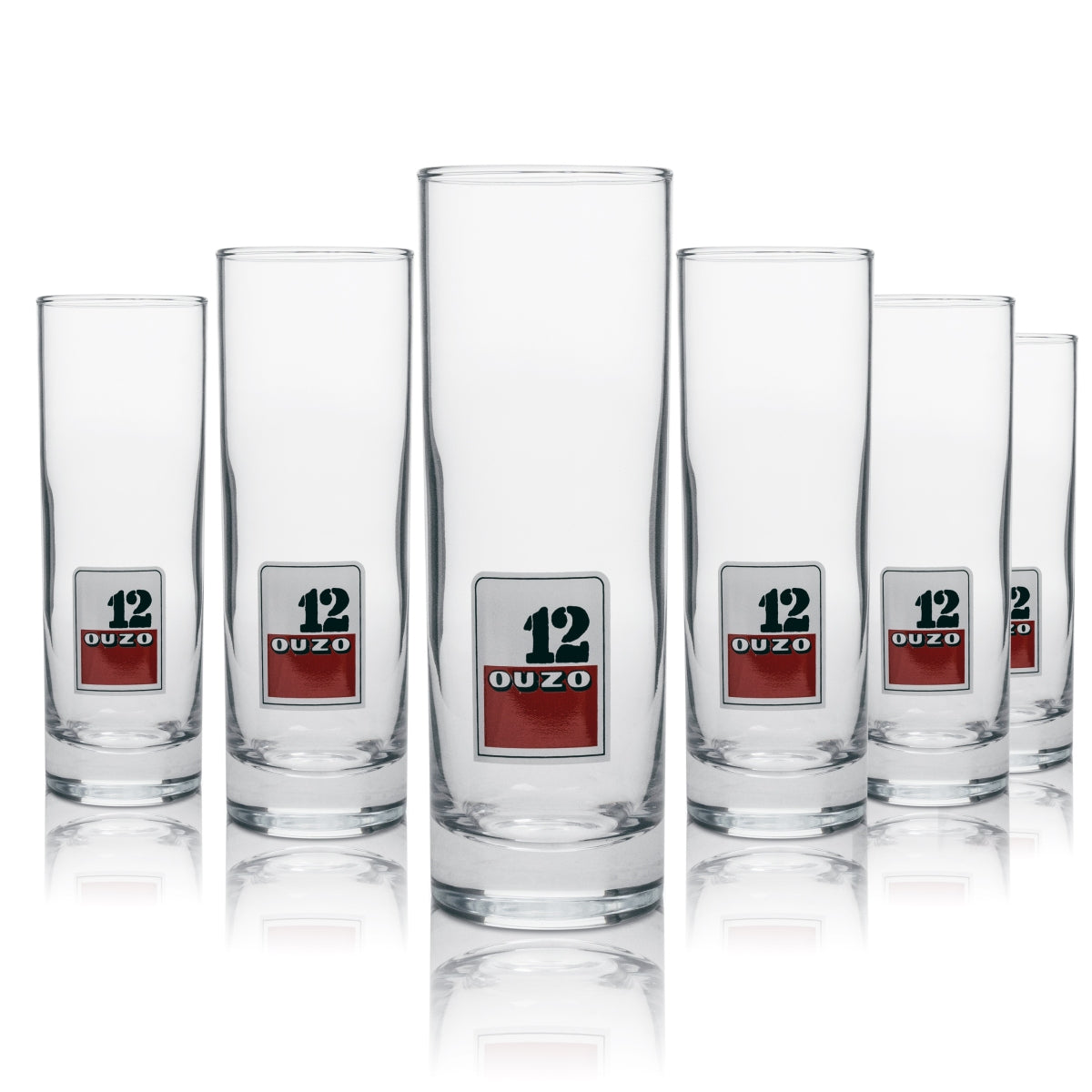 6x Ouzo Likör Glas Ouzo 12 22cl RKL