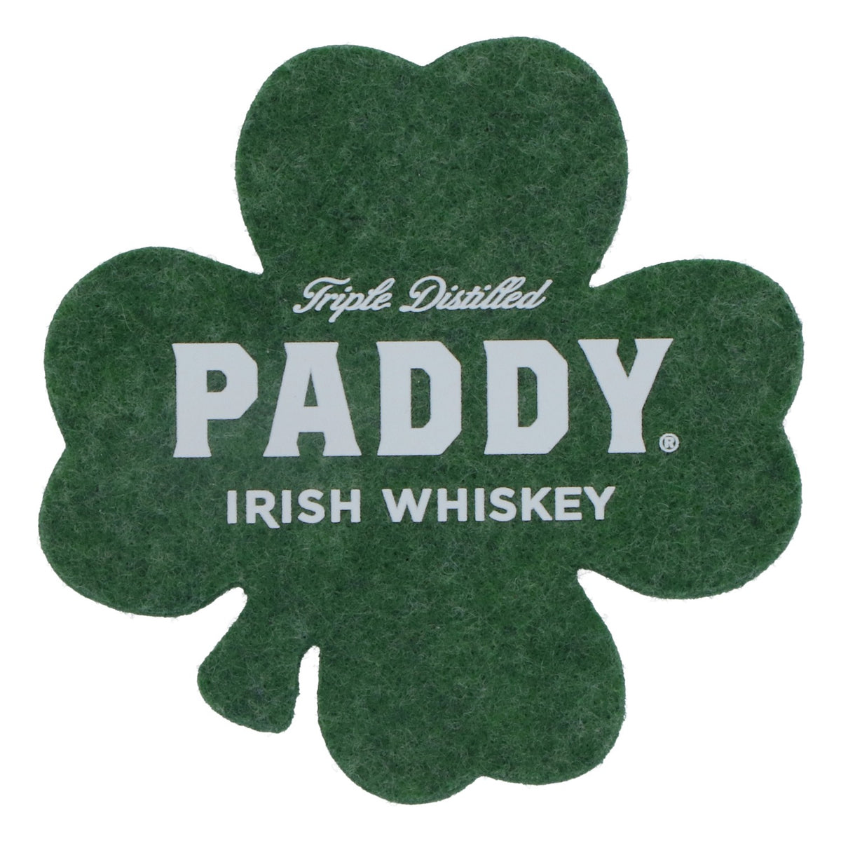 6x Paddy Whisky Untersetzer Glasuntersetzer Filz Kleeblattform Grün – Ansicht 3