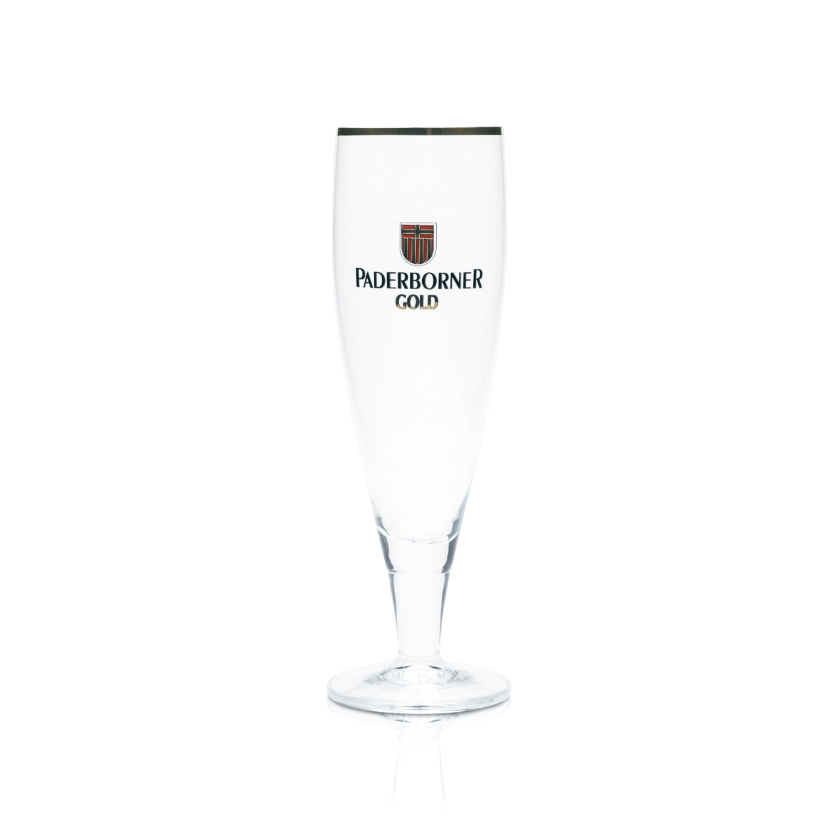 6x Paderborner Bier Glas 0,3l Pokal Goldrand Ritzenhoff Gläser Tulpe Stielglas – Ansicht 2