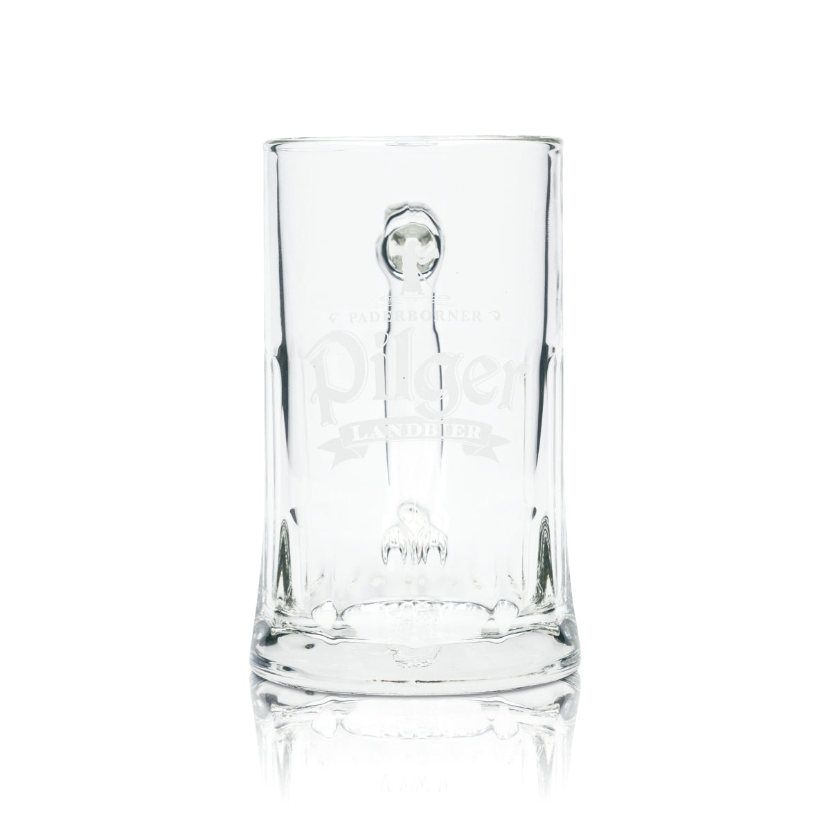 6x Paderborner Pilger Bier Glas 0,3l Krug Salzburg Seidel Landbier Henkel Gläser – Ansicht 2