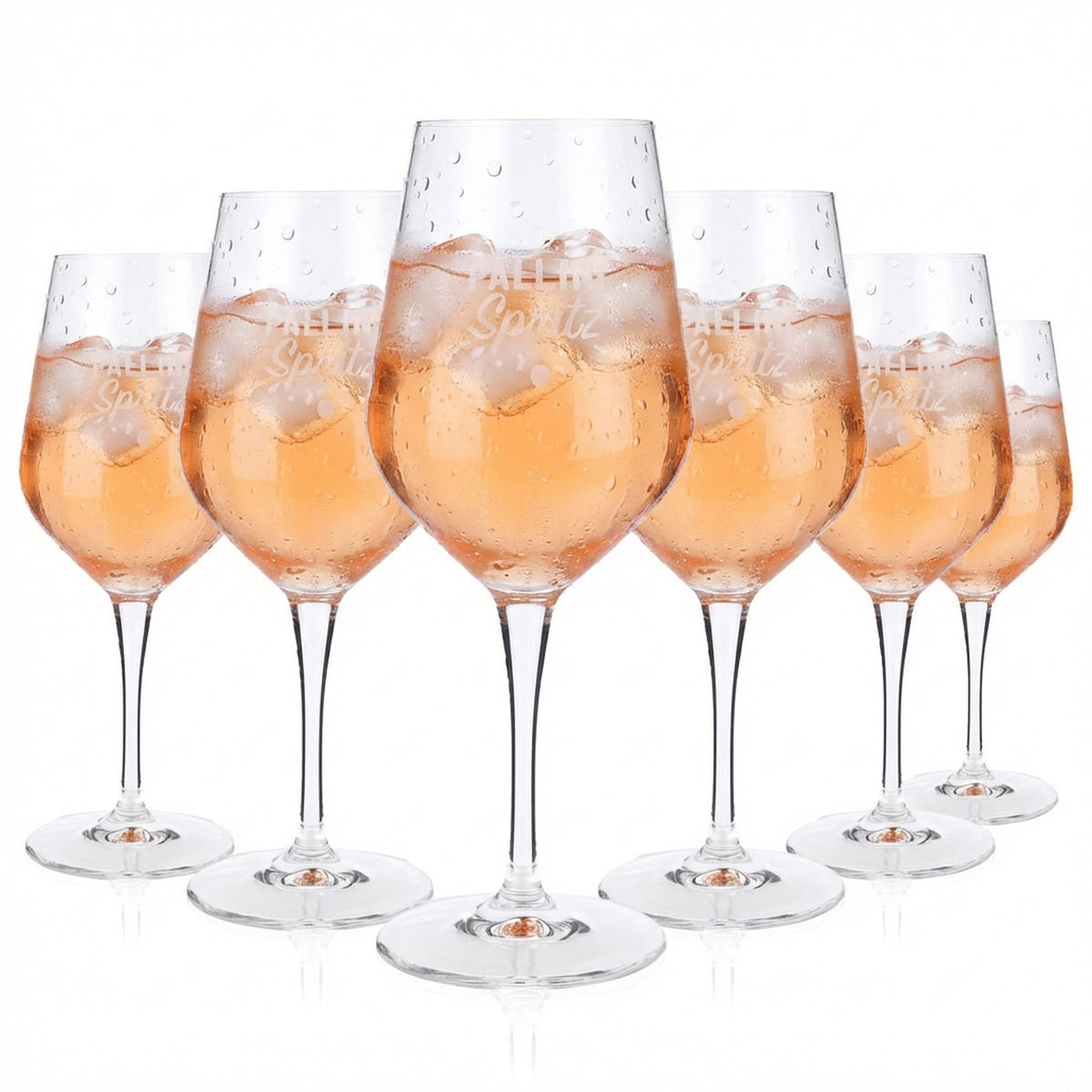 6x Pallini Sritz Limoncello Glas 0,44l Wein Gläser Aperitif Cocktail Stiel