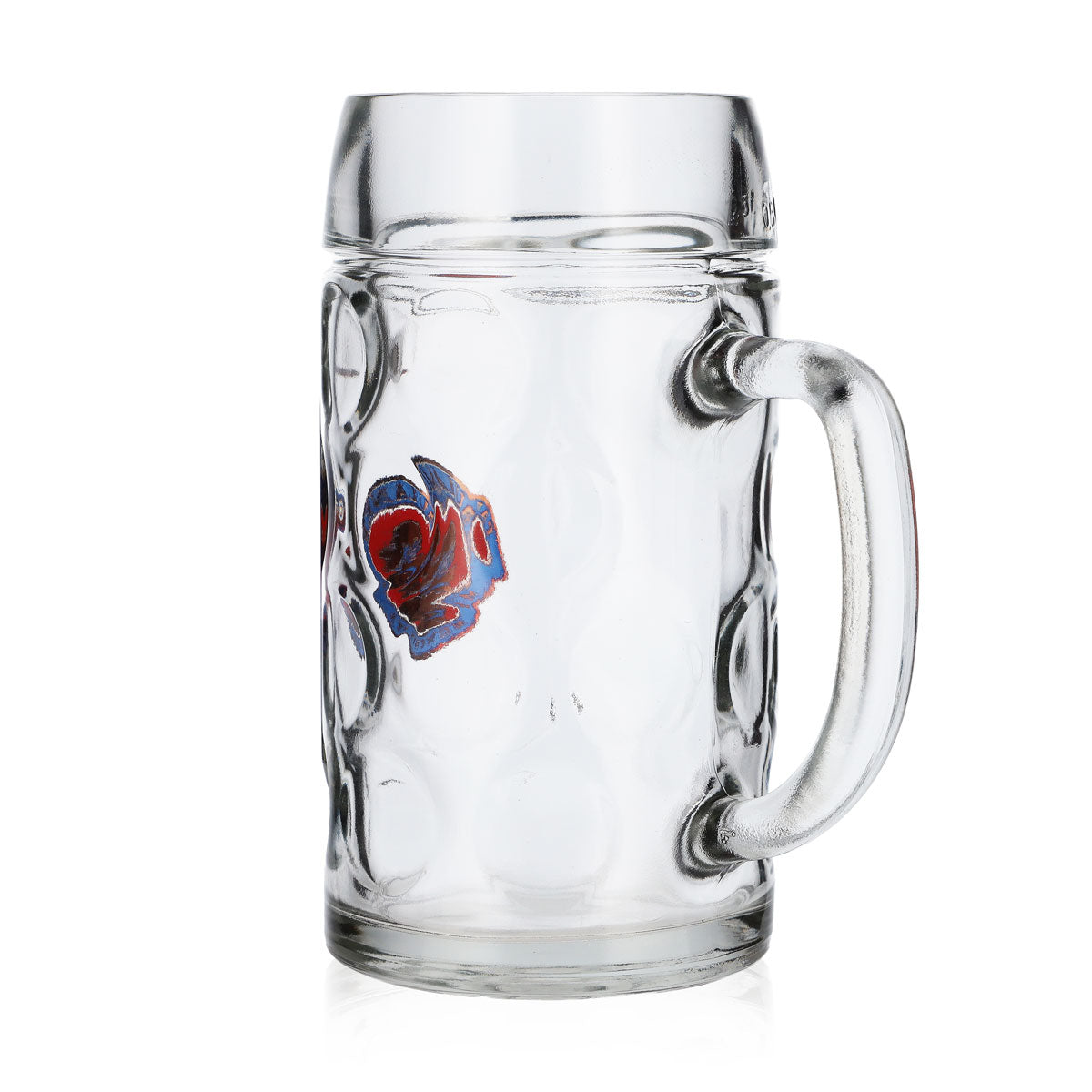 6x Paulaner Bier Glas Bierseidel Bierhumpen 0,5l Krug !!!B-WARE!!! Kontur – Ansicht 5