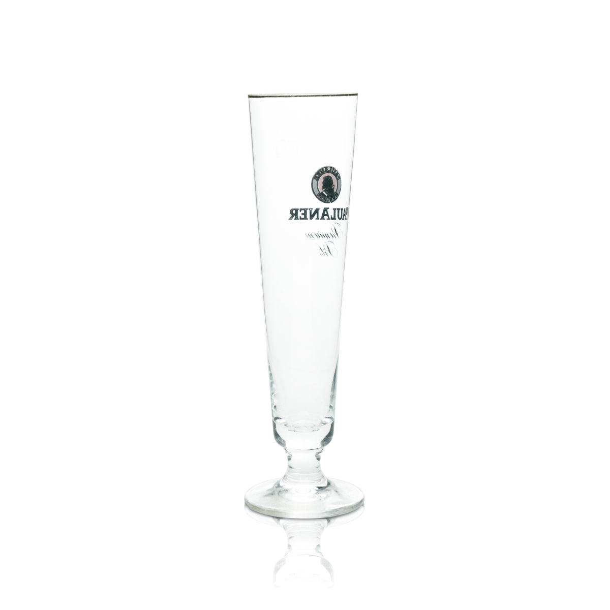 6x Paulaner Bier Glas Kelch 0,3l Goldrand Rastal Pokal Gläser Tulpe Pils Helles – Ansicht 3