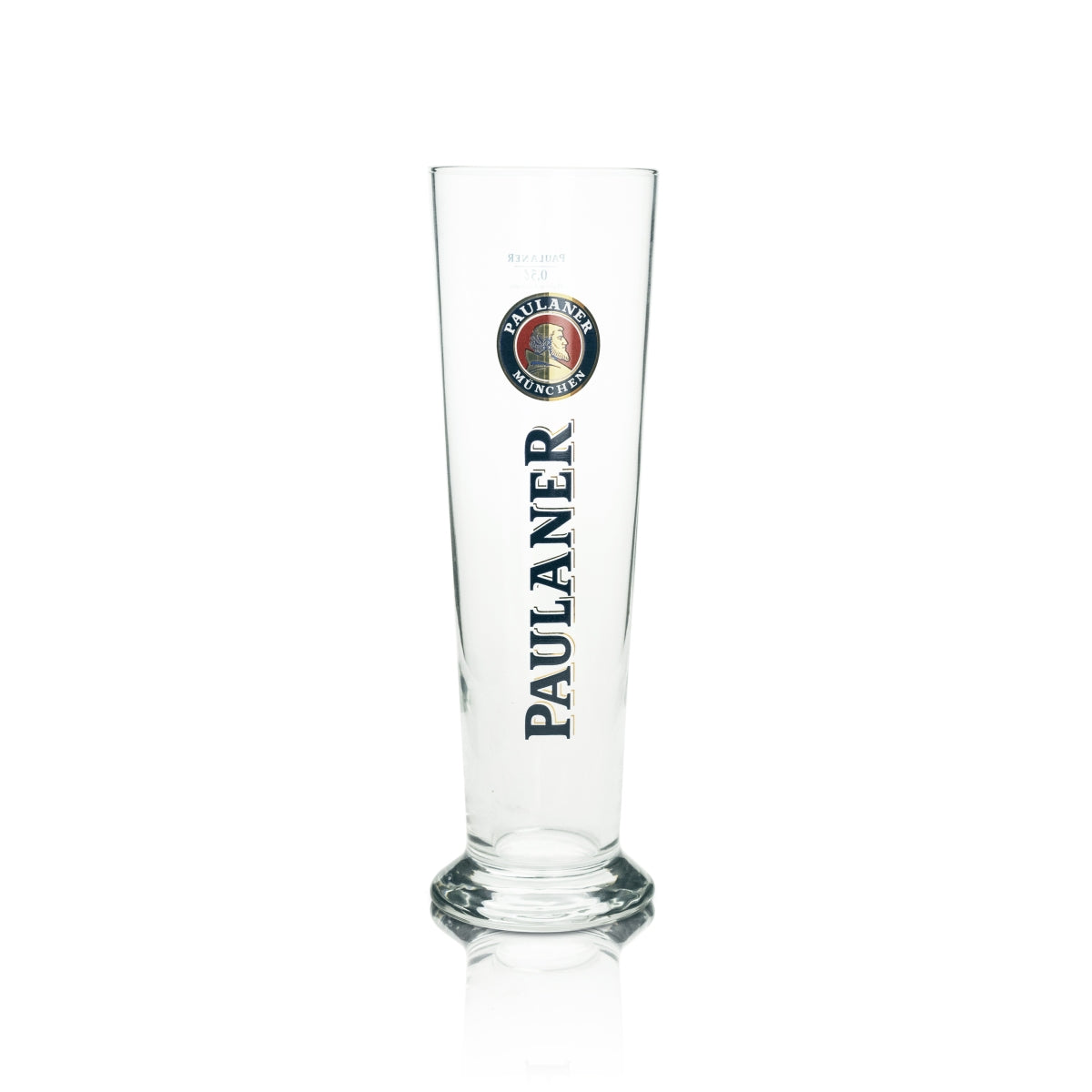 6x Paulaner Bier Glas Weizen 0,5l Logo mit Gold Rastal – Ansicht 2